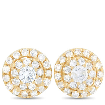 Lb Exclusive 18K Yellow Gold 0.50 Ct Diamond Stud Earrings 2 Bông tai Lb Exclusive 18K Yellow Gold 0.50 Ct Diamond Stud Earrings