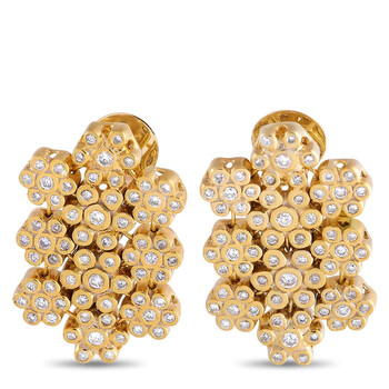 Lb Exclusive 18K Yellow Gold 2.25 Ct Diamond Stud Earrings 1 Bông tai Lb Exclusive 18K Yellow Gold 2.25 Ct Diamond Stud Earrings