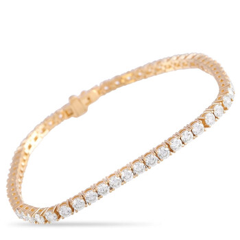 Vòng tay Lb Exclusive 18K Yellow Gold 6.31Ct Diamond Tennis Bracelet chính hãng