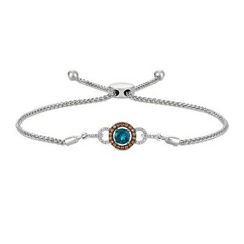 Le Vian Ladies 14K Gold Round Cut Blue Topaz Bracelet 2 Vòng tay Le Vian Ladies 14K Gold Round Cut Blue Topaz Bracelet chính hãng