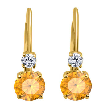 Maulijewels 1.80 Carats Gemstone With Natural Diamond Leverback Earrings For Women Crafted 14K Yellow Gold Wedding Jewelry Collection 1 Bông tai Maulijewels 1.80 Carats Gemstone With Natural Diamond Leverback Earrings For Women Crafted 14K Yellow Gold Wedding Jewelry Collection