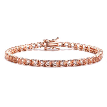 Vòng tay Megan Walford Rose Over Sterling Silver Cubic Zirconia Accent Tennis Bracelet chính hãng