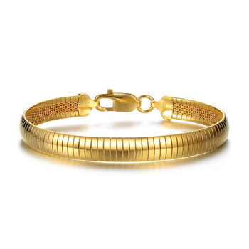 Megan Walford Classy Gold Overlay Sterling Silver Link Bracelet 1 Vòng tay Megan Walford Classy Gold Overlay Sterling Silver Link Bracelet chính hãng