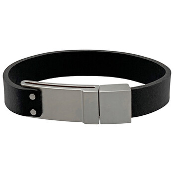 Vòng tay Montblanc Stainless Steel Leather Bracelets