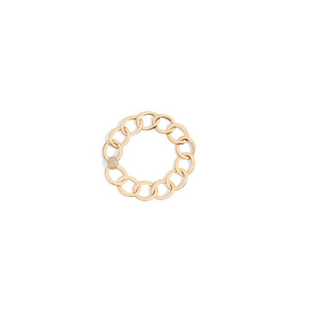 Vòng tay Pomellato Brera Bracelet In 18Kt Rose Gold With Brown Diamonds (17Cm) chính hãng