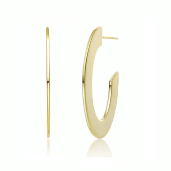 Bông tai Rachel Glauber 14K Gold Plated Open Hoop Earrings
