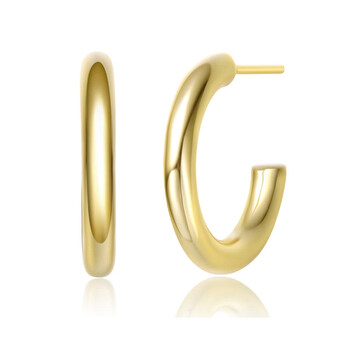 Bông tai Rachel Glauber 14K Gold Plated Open Hoop Earrings