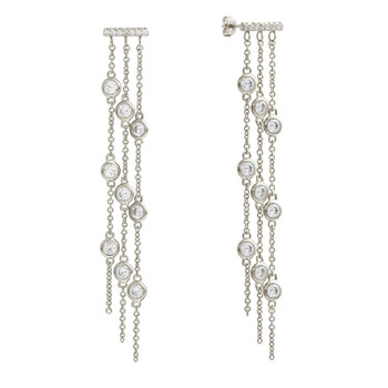 Bông tai Sole Du Soleil Lily Collection Women'S 18K Wg Plated Dangle Fashion Earrings