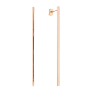 Bông tai Sole Du Soleil Lily Collection Women'S 18K Rg Plated Long Bar Fashion Earring