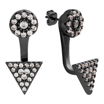 Sole Du Soleil Lupine Collection Women'S 18K Bg Plated Geometric Ear Jacket Fashion Earrings 2 Bông tai Sole Du Soleil Lupine Collection Women'S 18K Bg Plated Geometric Ear Jacket Fashion Earrings