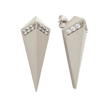 Bông tai Sole Du Soleil Lupine Collection Women'S 18K Wg Plated Satin Finish Fashion Earring