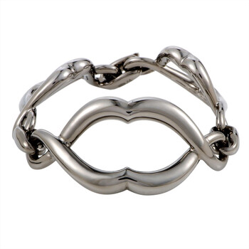 Vòng tay Stephen Webster Les Dents De La Mer Jaws Silver And Black Rhodium Jaw Link Bracelet chính hãng