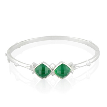 Vòng tay Stephen Webster Silver Chrysoprase And Quartz Bangle Bracelet chính hãng