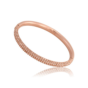 Vòng tay Swarovski Rose Gold-Tone Stone Mini Bangle - Small chính hãng