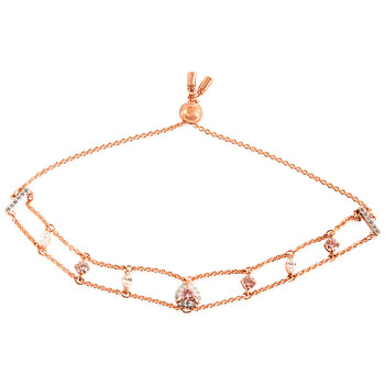 Vòng tay Swarovski Ladies Rose Gold Tone Plated One Size Bracelet chính hãng