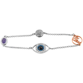 Vòng tay Swarovski Remix Collection Evil Eye Strand Bracelet With A Mixed Metal Finish