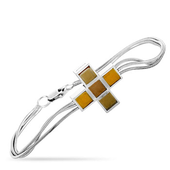 Vòng tay Swatch Prismatic Champagne Stainless Steel Bracelet chính hãng