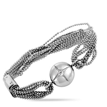 Vòng tay Swatch Trellisphere Stainless Steel And Crystal Bracelet chính hãng